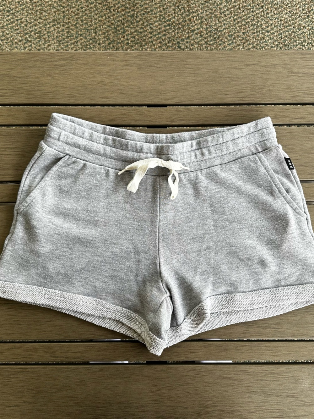 RBX Gray Women's Cotton Lounge Shorts - Medium